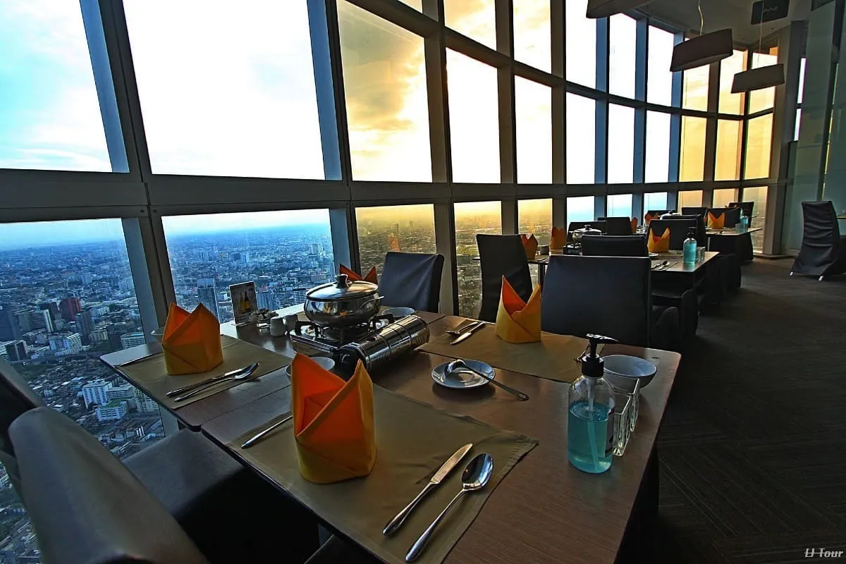 Baiyoke sky dinner restaurant