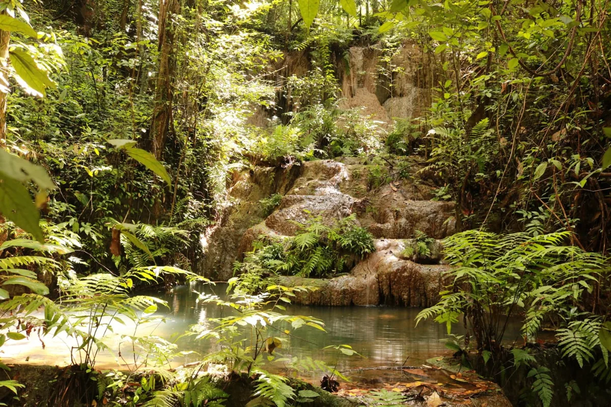 Explore waterfall in Chiang Mai, Thailand