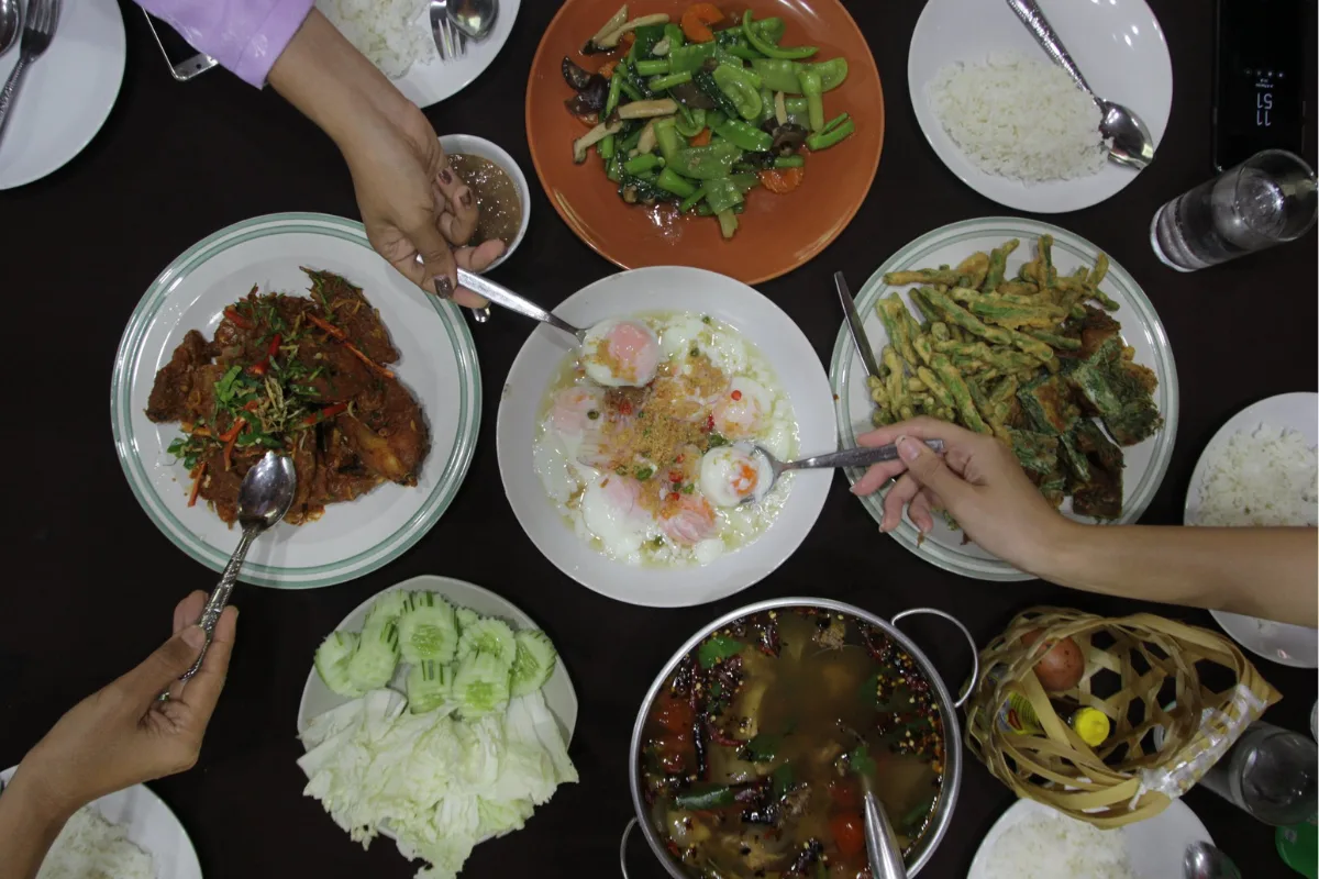 Savory Thai food from tested to top famous menu