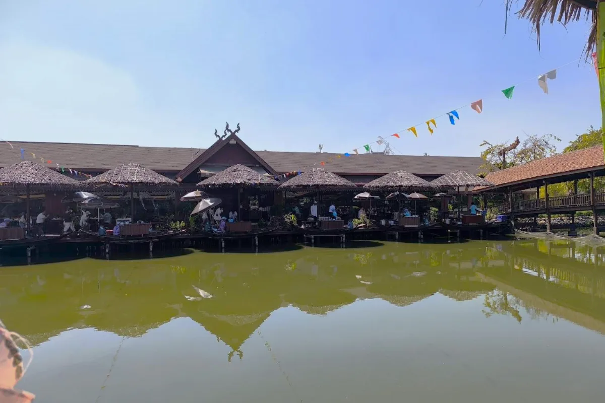 Ancient city floating market