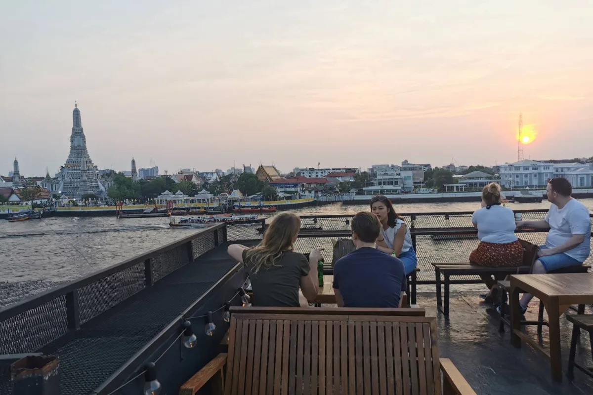 top roof river