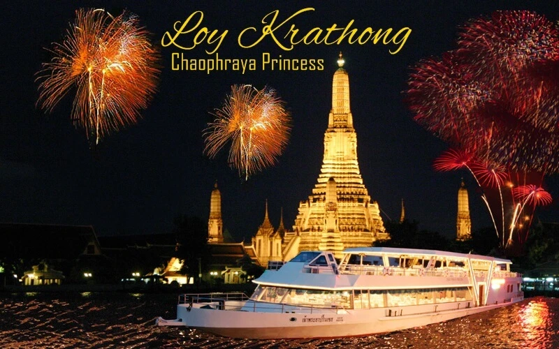 ลอยกระทง กรุงเทพ เจ้าพระยาปริ้นเซส