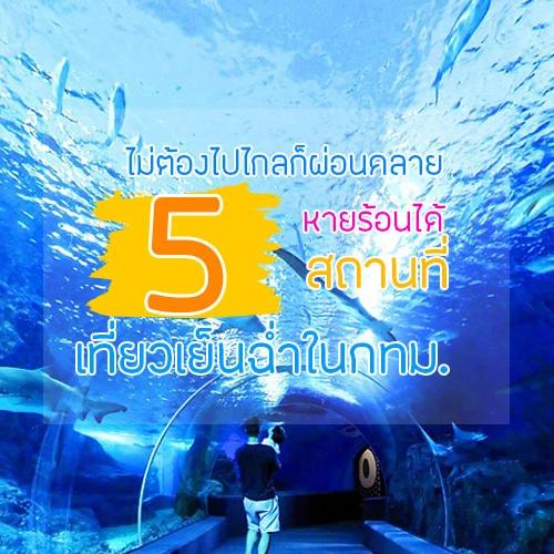  5 สถานที่เที่ยวเย็นฉ่ำใน กทม. 2026: หนีร้อนไปพึ่งเย็น พักผ่อนแบบคนเมืองไม่ต้องเดินทางไกล